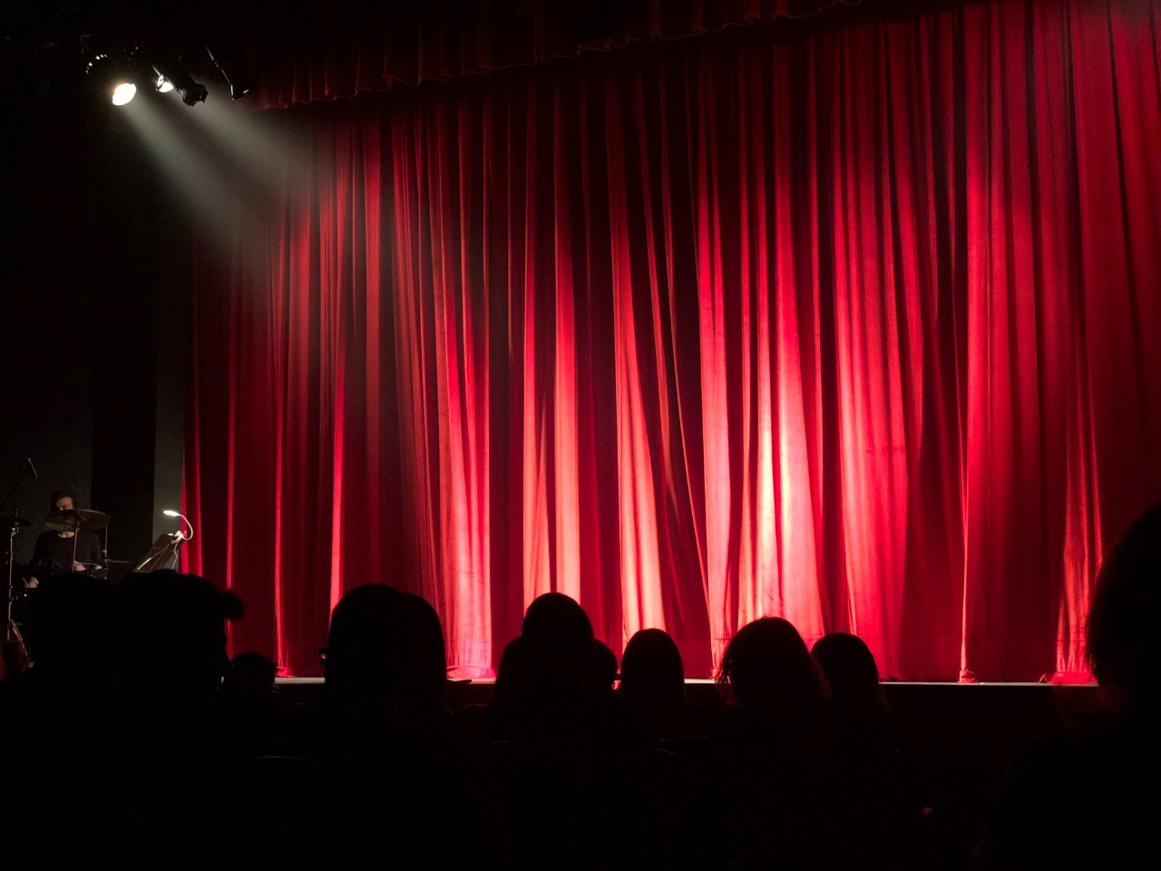 Empty theater stage