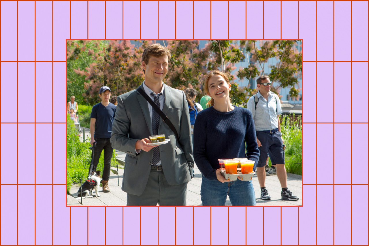 Glen Powell and Zoey Deutch in Netflix\'s \'Set It Up\'