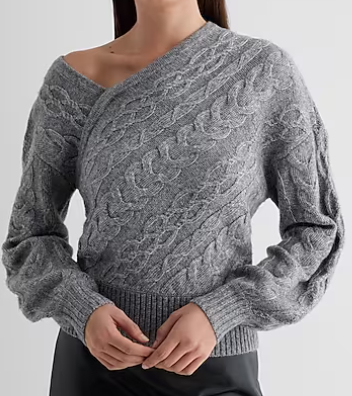 grey sweater