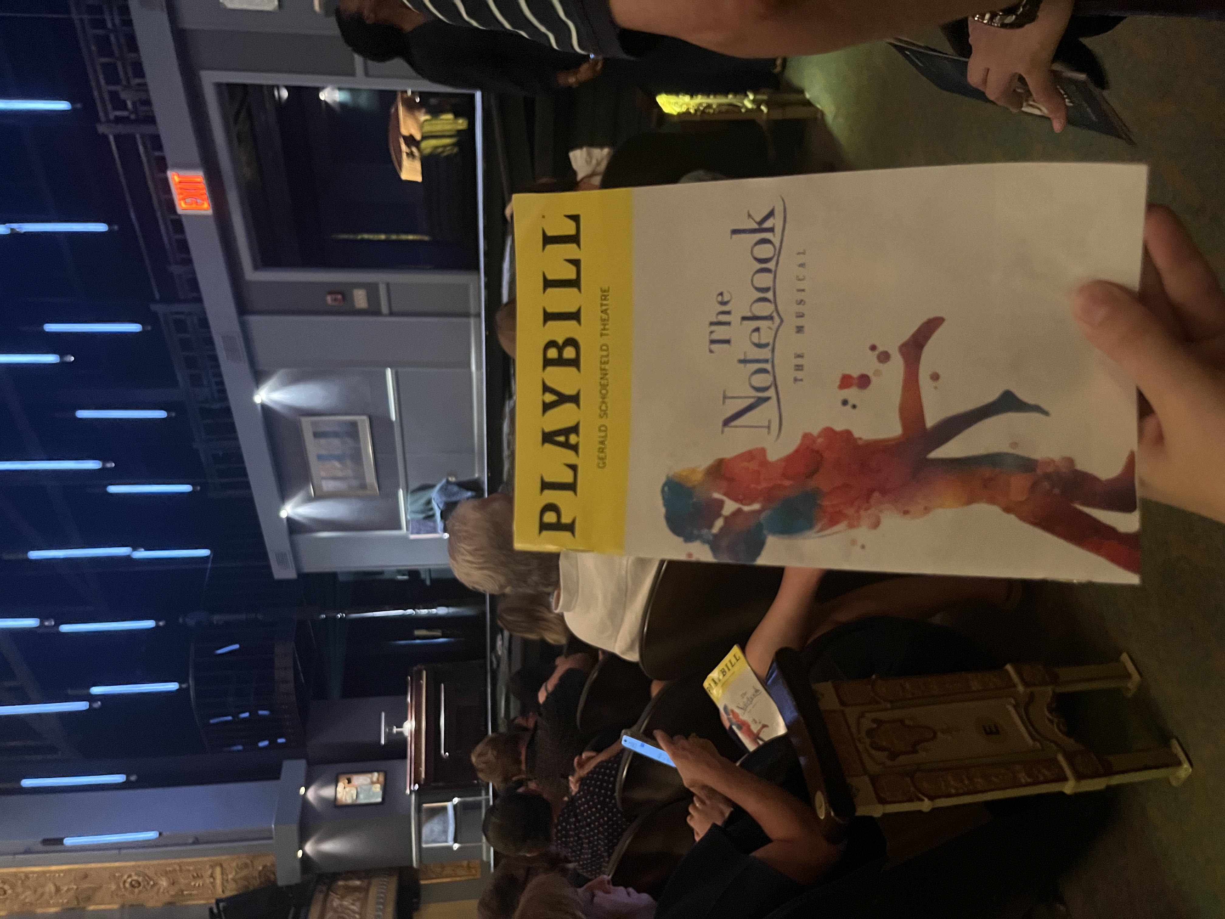 Playbill of The Notebook Musical