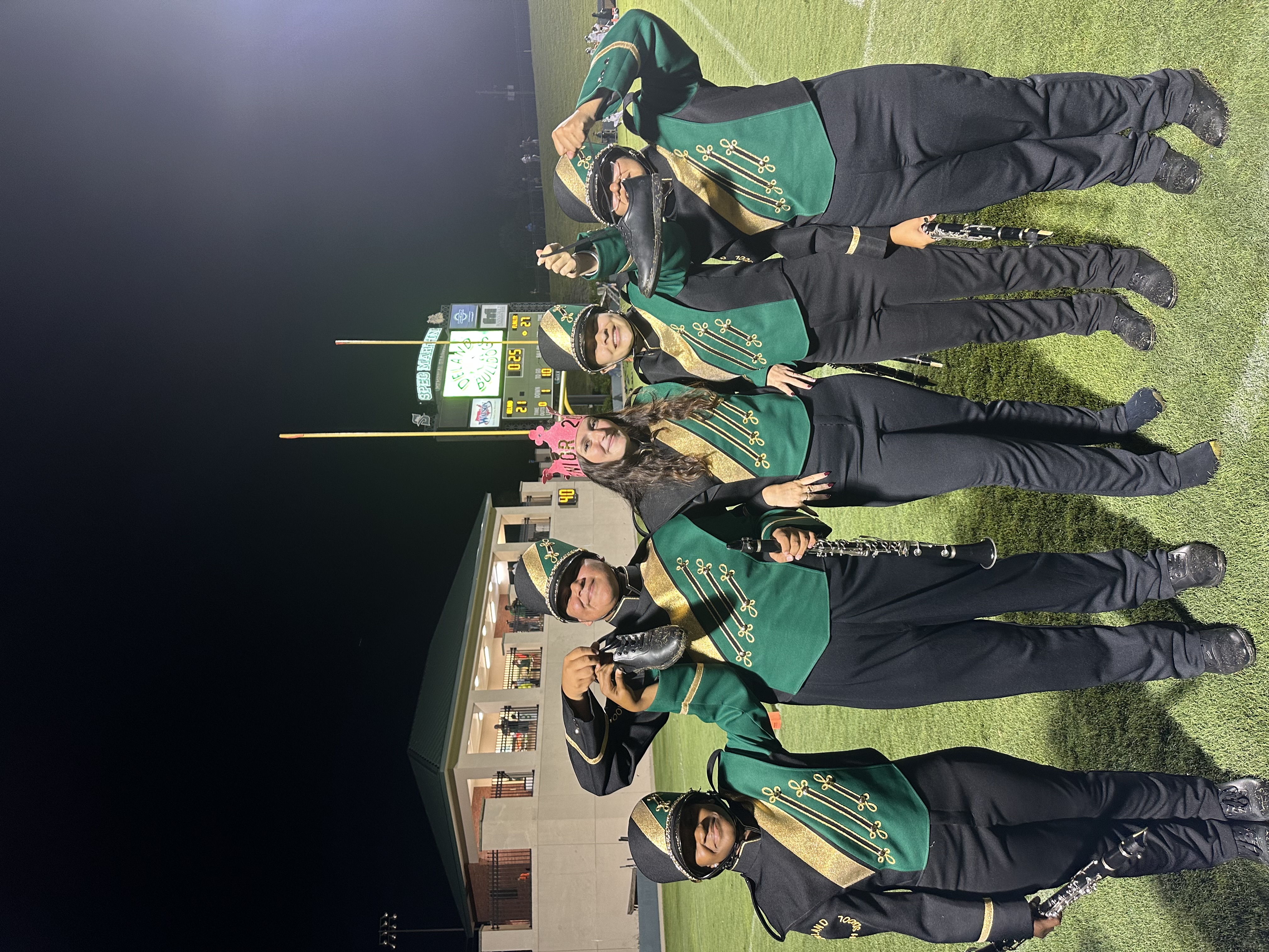 Group of people standing on field