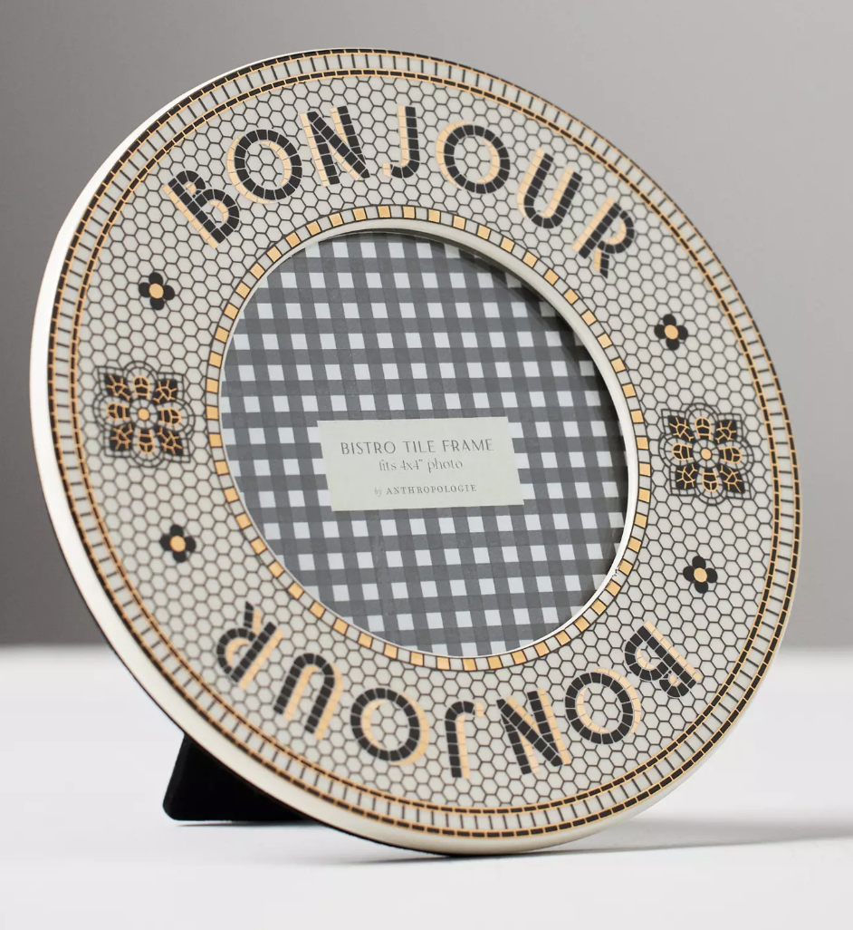 Anthropologie The Bistro Tile Stoneware Frame