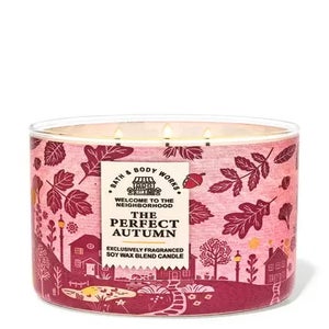 perfect autumn fall candle