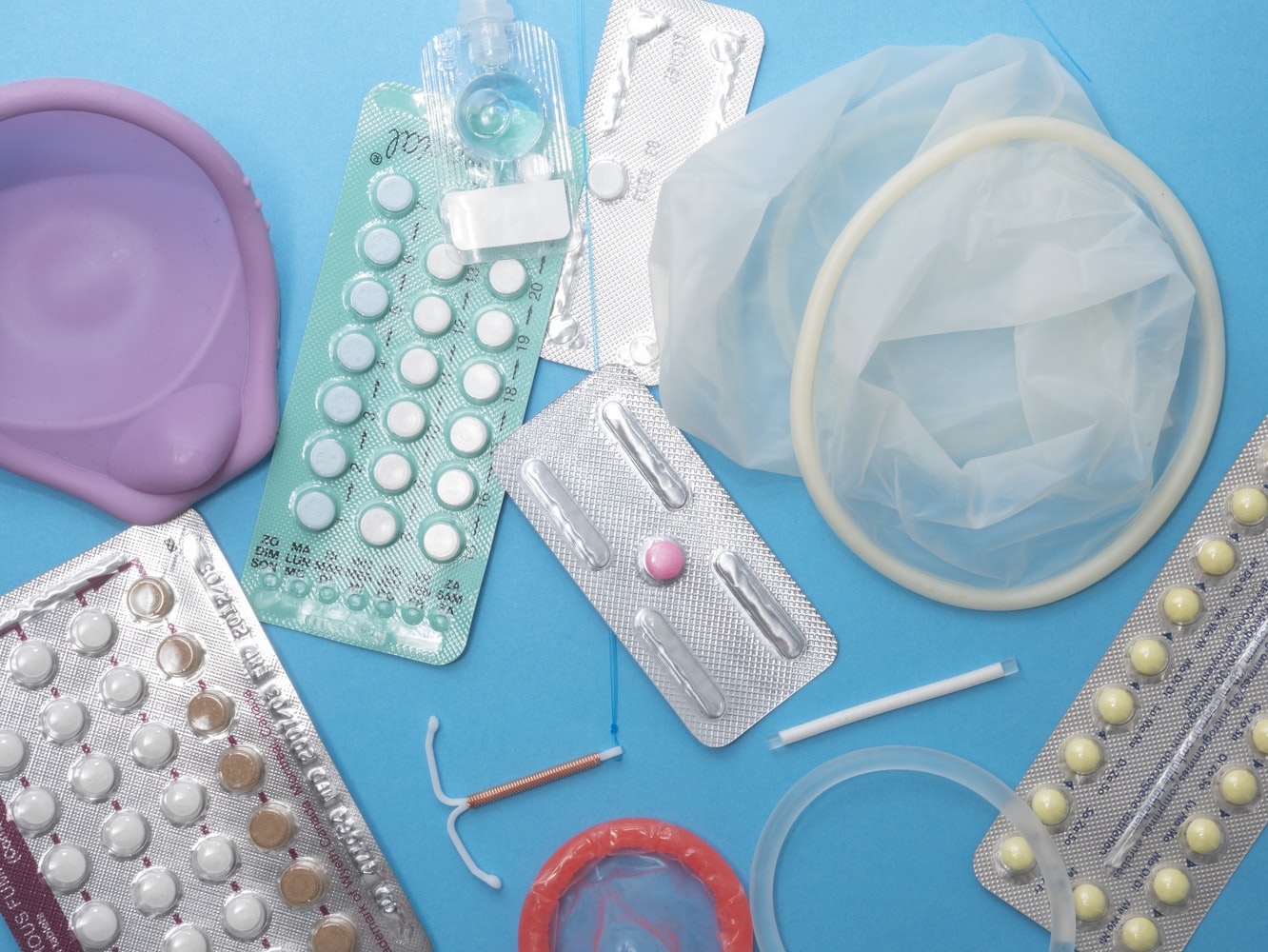 condom, IUD, pill, other contraceptive methods