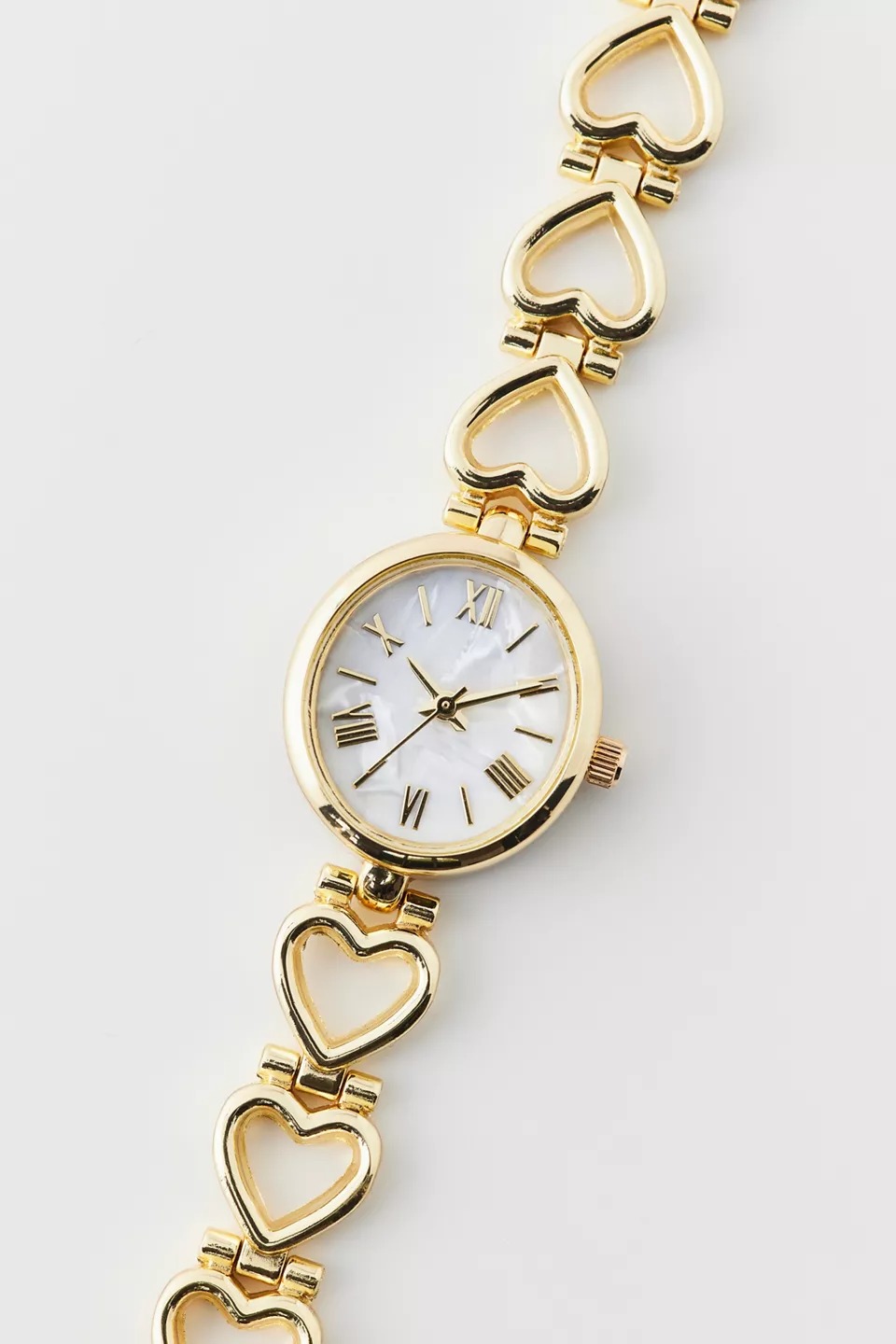 Urban Outfitters Oval Heart Chain Watch