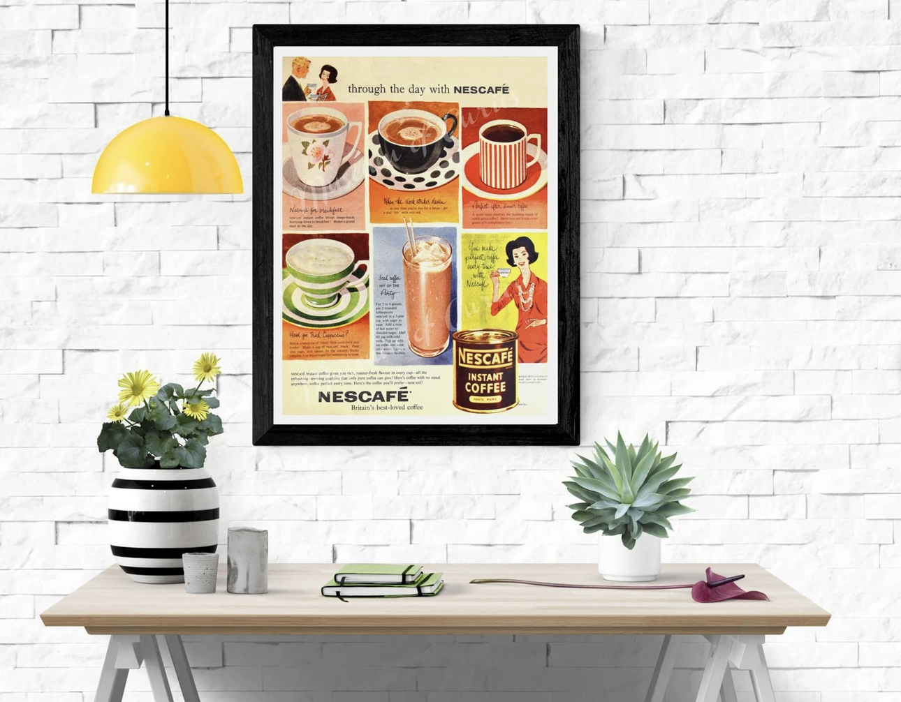 retro kitchen art