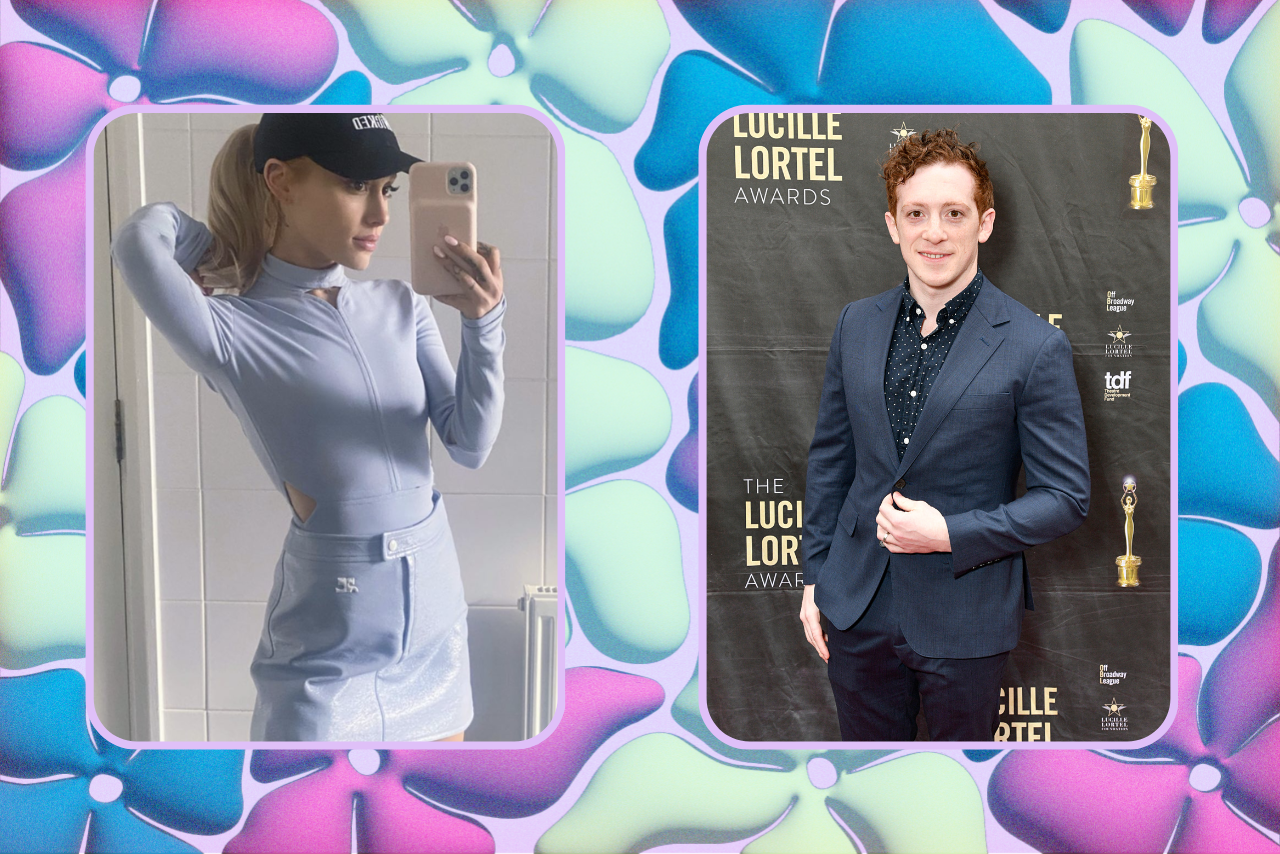 Ariana Grande and Ethan Slater.