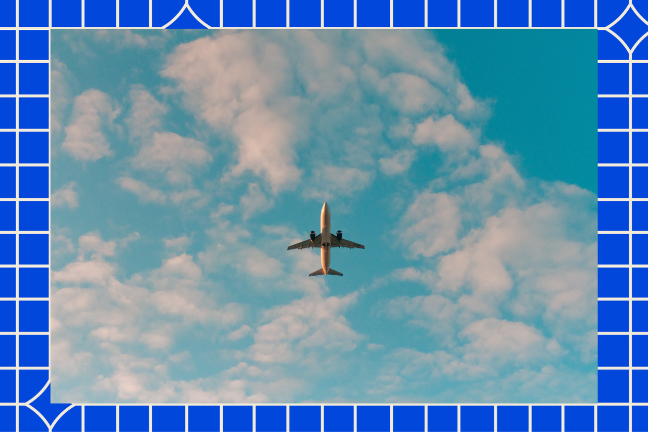 plane flying for spring break