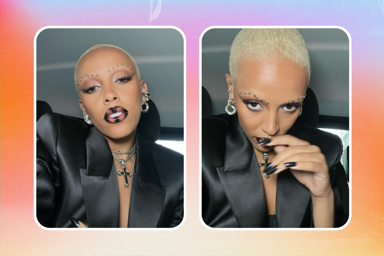 doja cat makeup looks paris fashion week?width=698&height=466&fit=crop&auto=webp&dpr=4