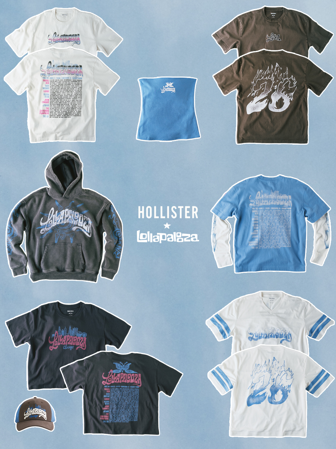 hollister lollapalooza merch