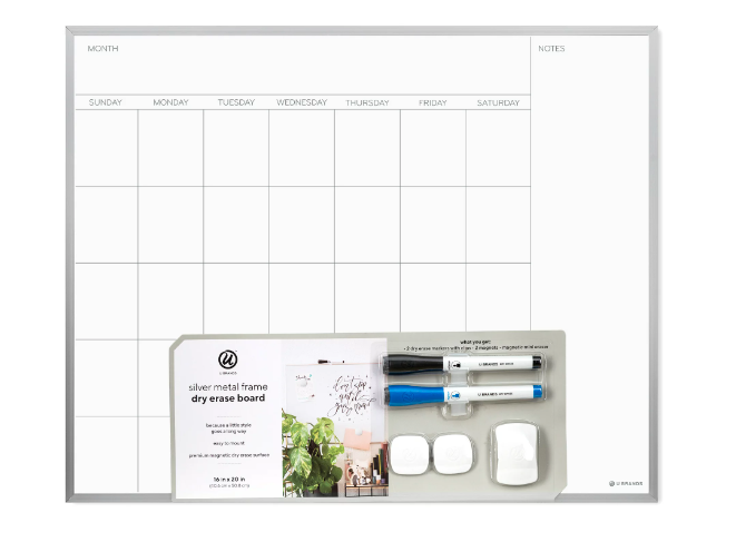 dry erase calendar for dorm room