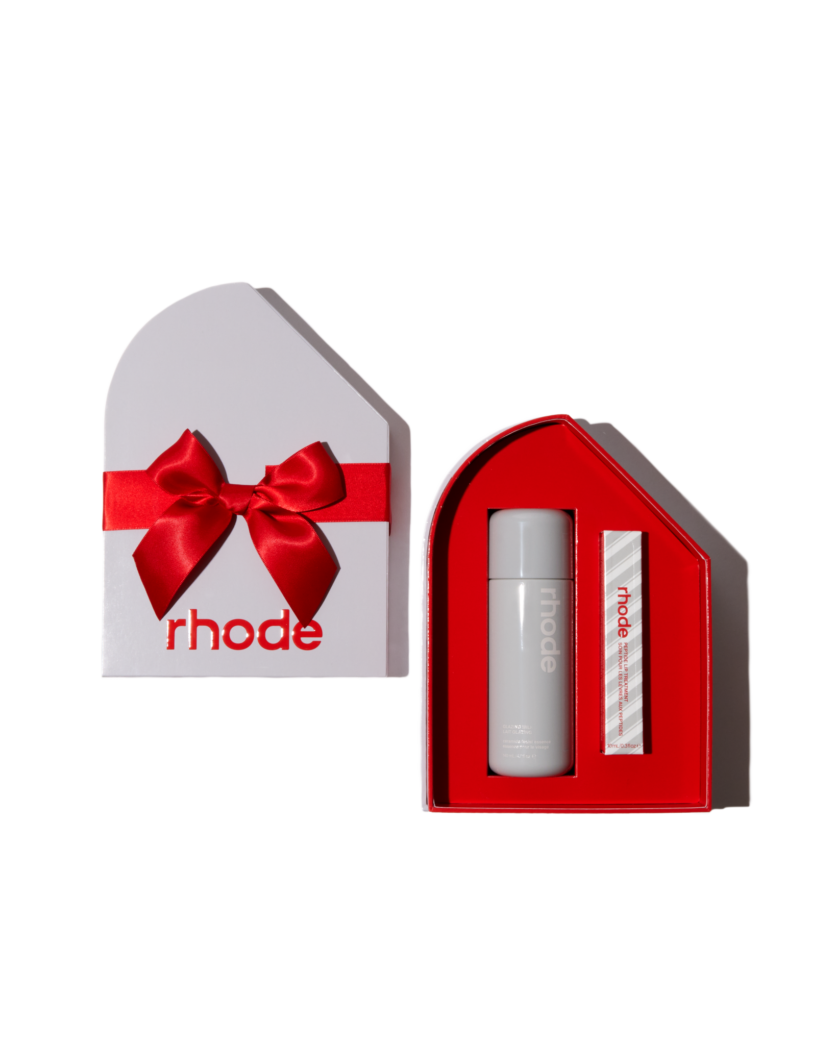 Rhode's Holiday Duo Features A Peppermint Glaze Lip Treatment