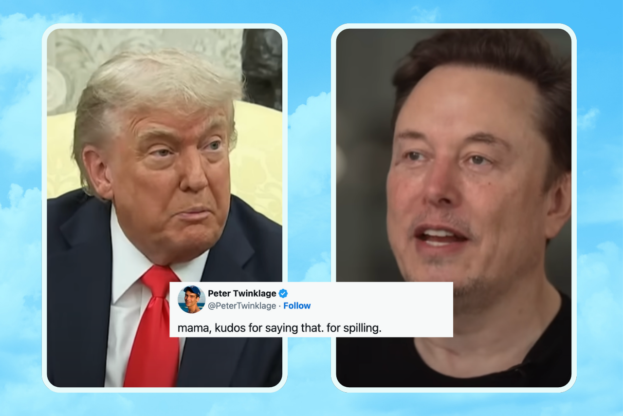trump musk feud memes