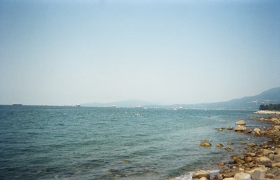 Photo of the sea at at English Bay in Vancoiver