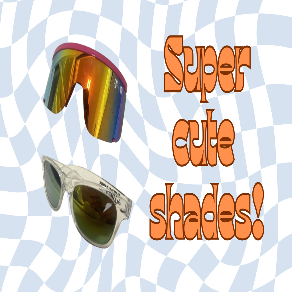 sunglasses with text \