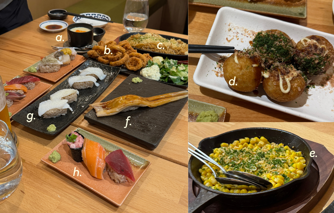 sakabayashi sushi appetizers