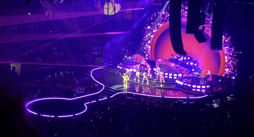 Lizzo performing at Madison Square Garden