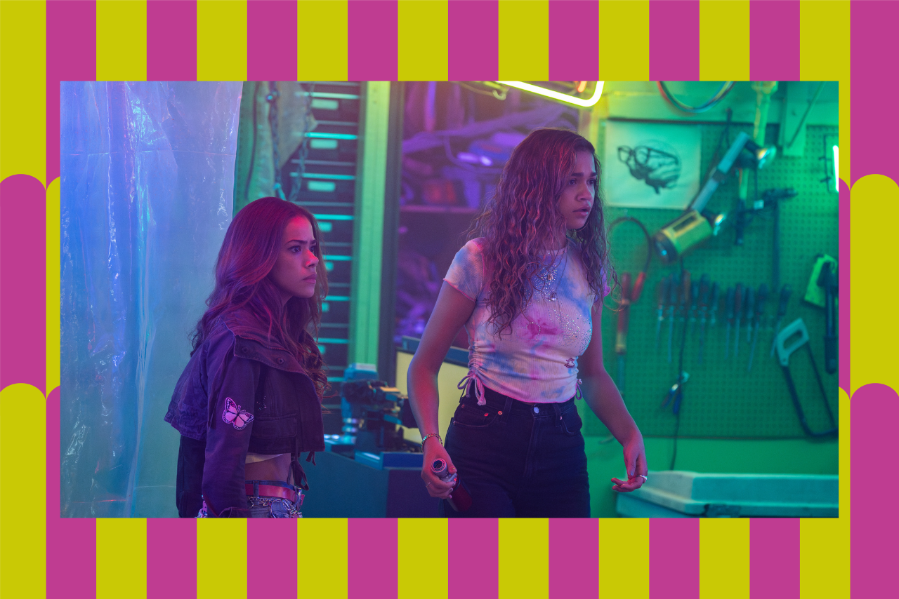 Antonia Gentry and Madison Bailey in Netflix\'s \'Time Cut\'