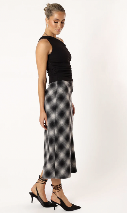 Petal & Pup Plaid Skirt