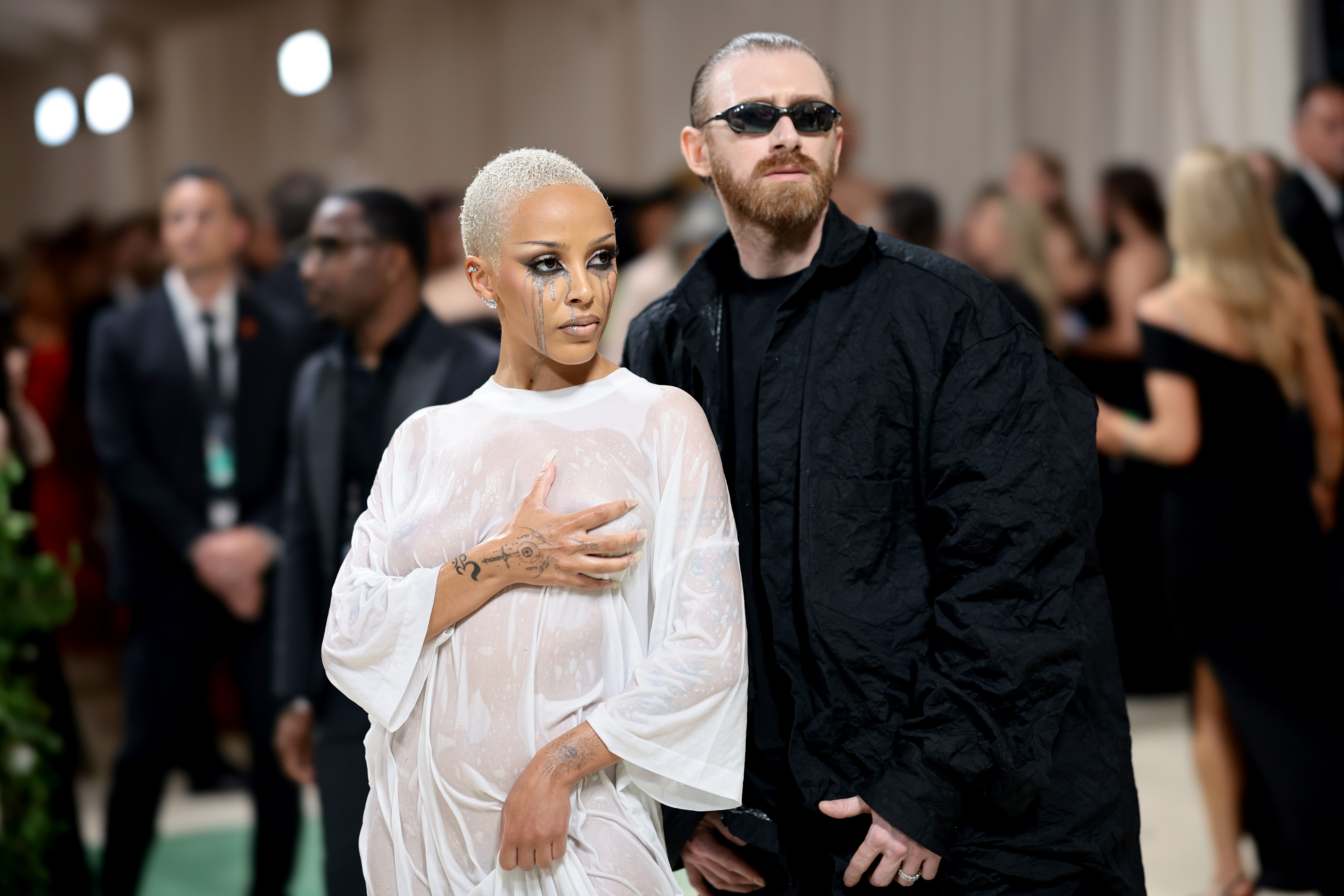 Guram Gvasalia and Doja Cat attend The 2024 Met Gala