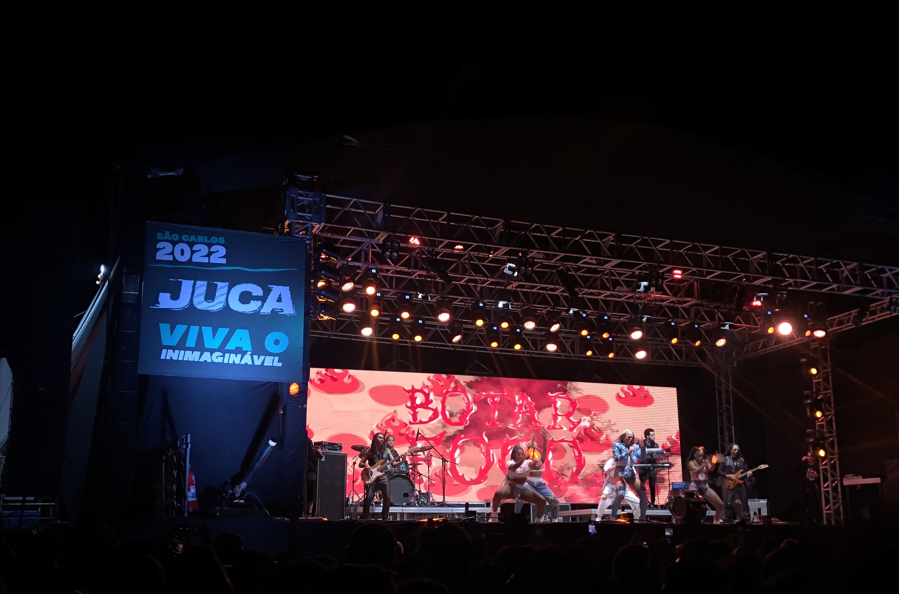 Gloria Groove\'s concert at JUCA 2022, in São Carlos