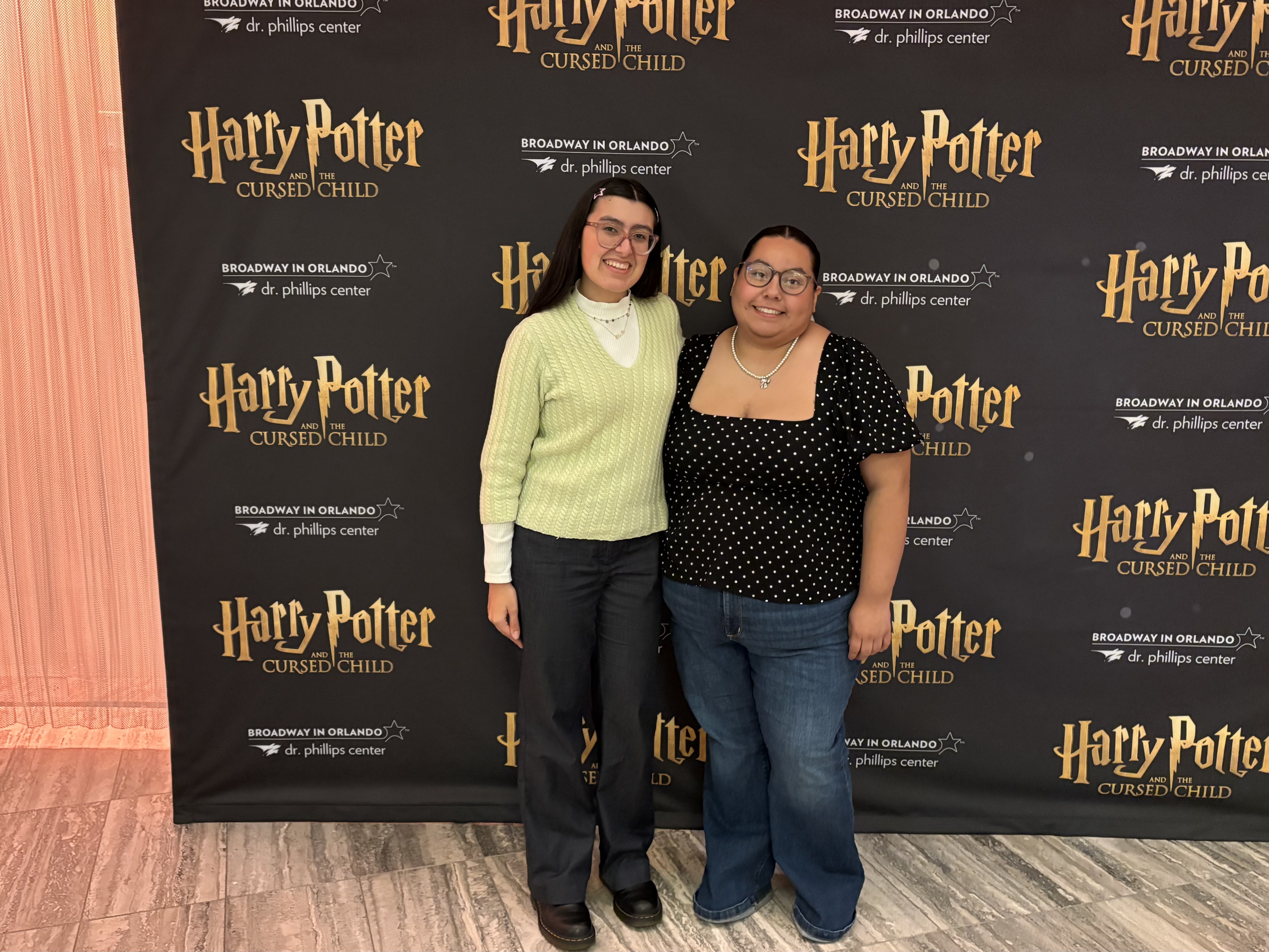 Harry Potter and the Cursed Child photo op at the Dr. Phillips Center for the Performing Arts