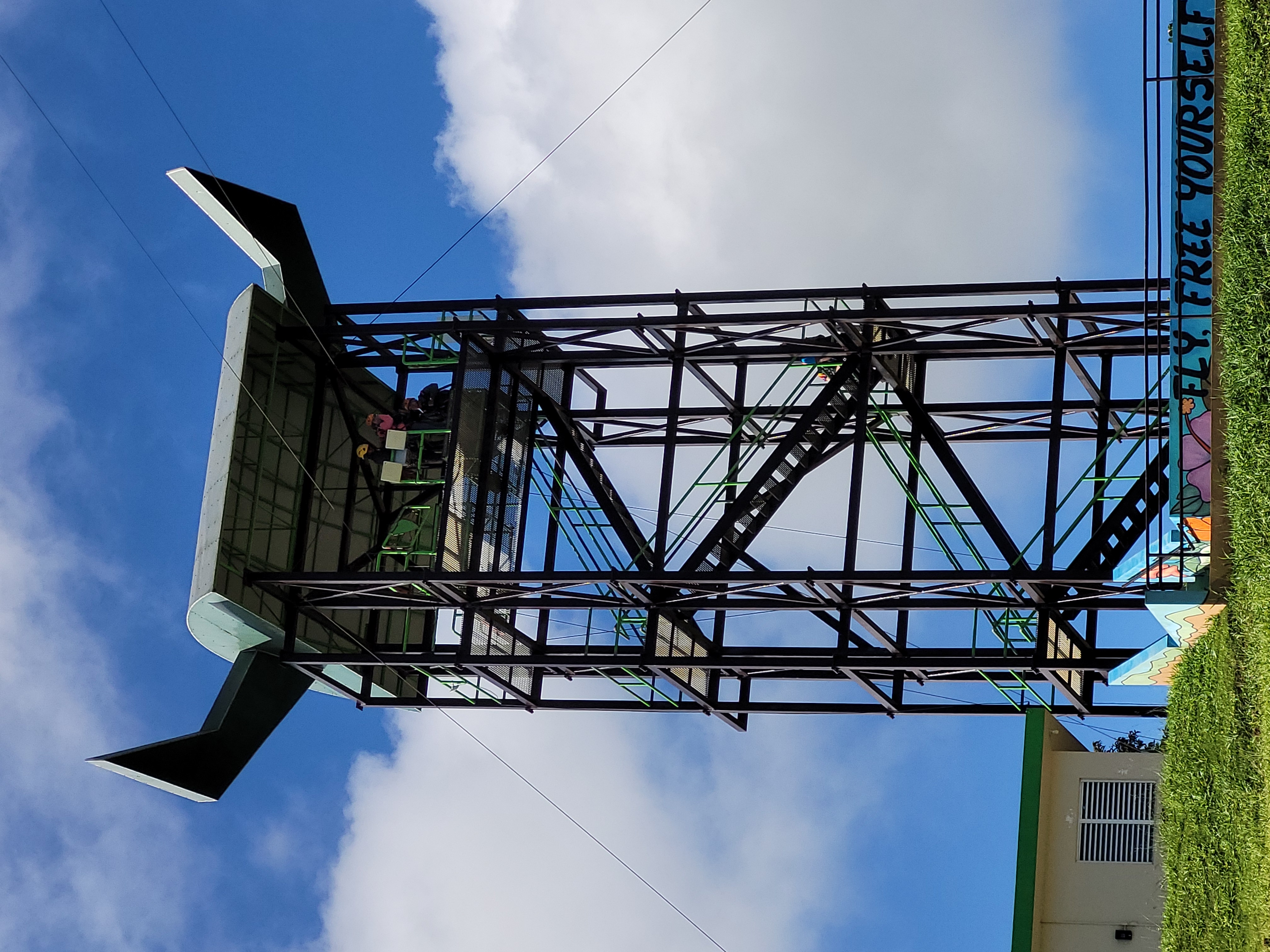 Zip Line the Monster