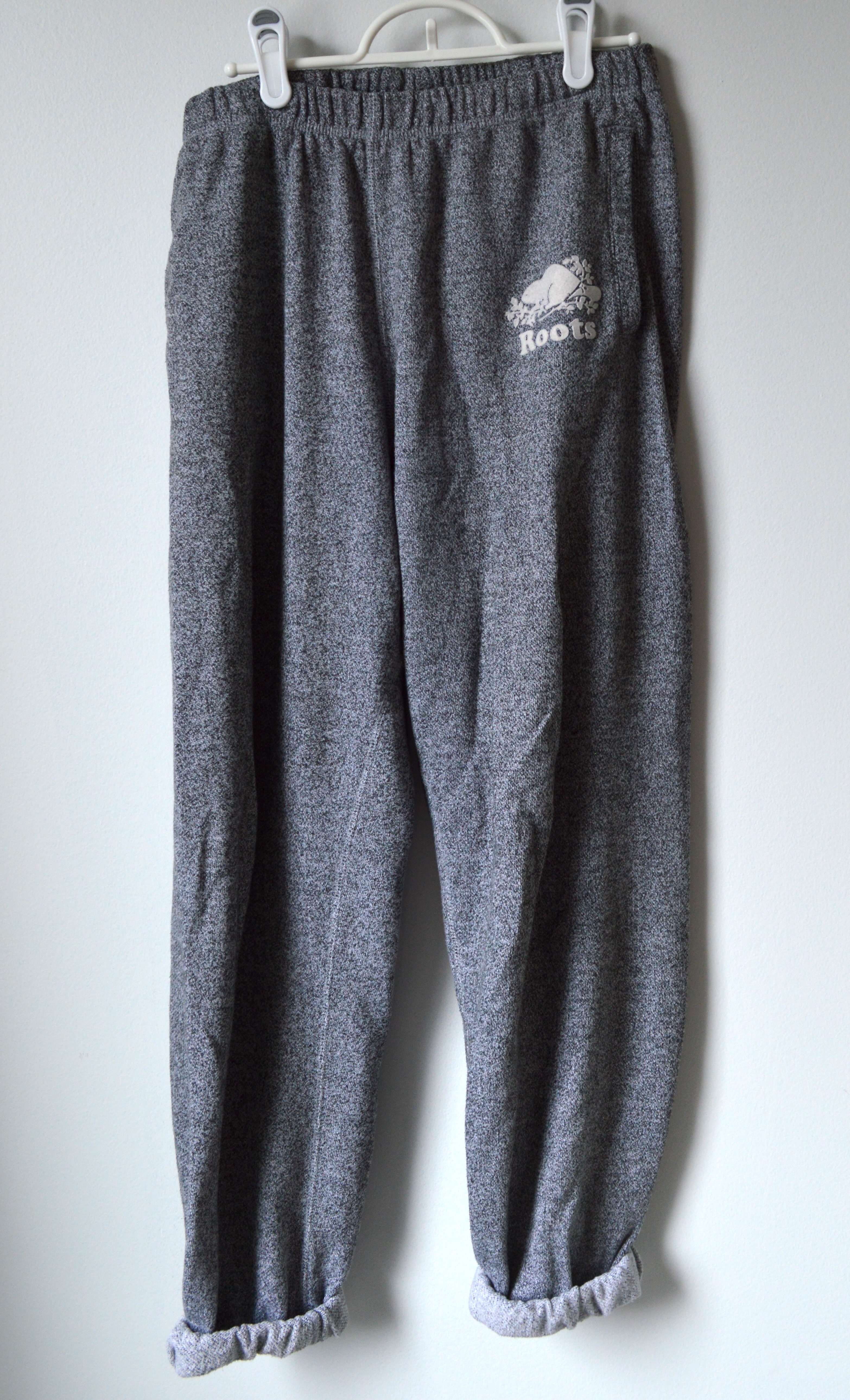 grey roots sweatpants on clear background