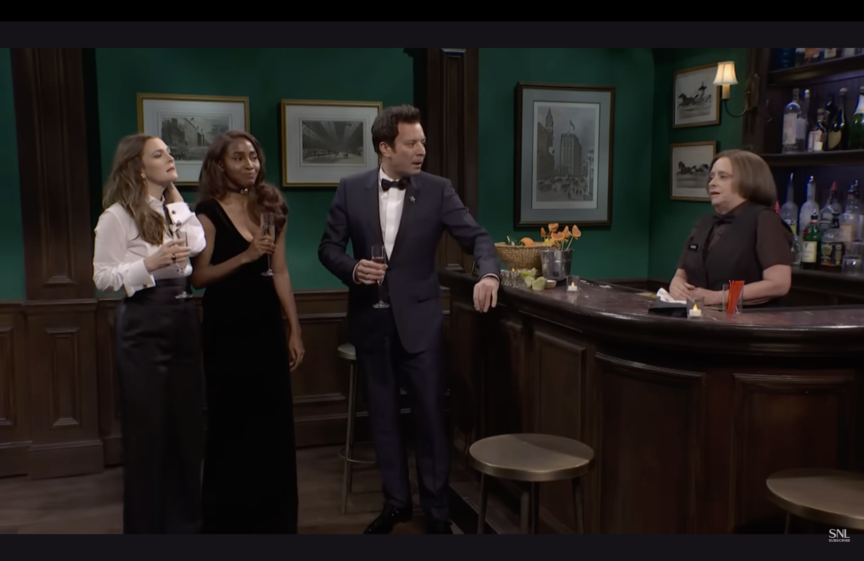 screen grab of another SNL 50th skit