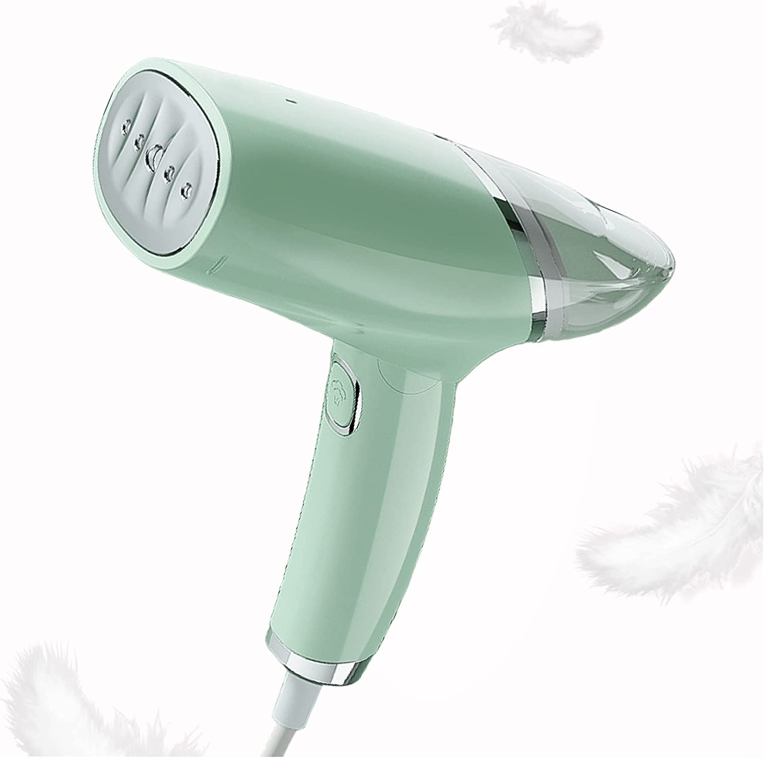 green clothes steamer