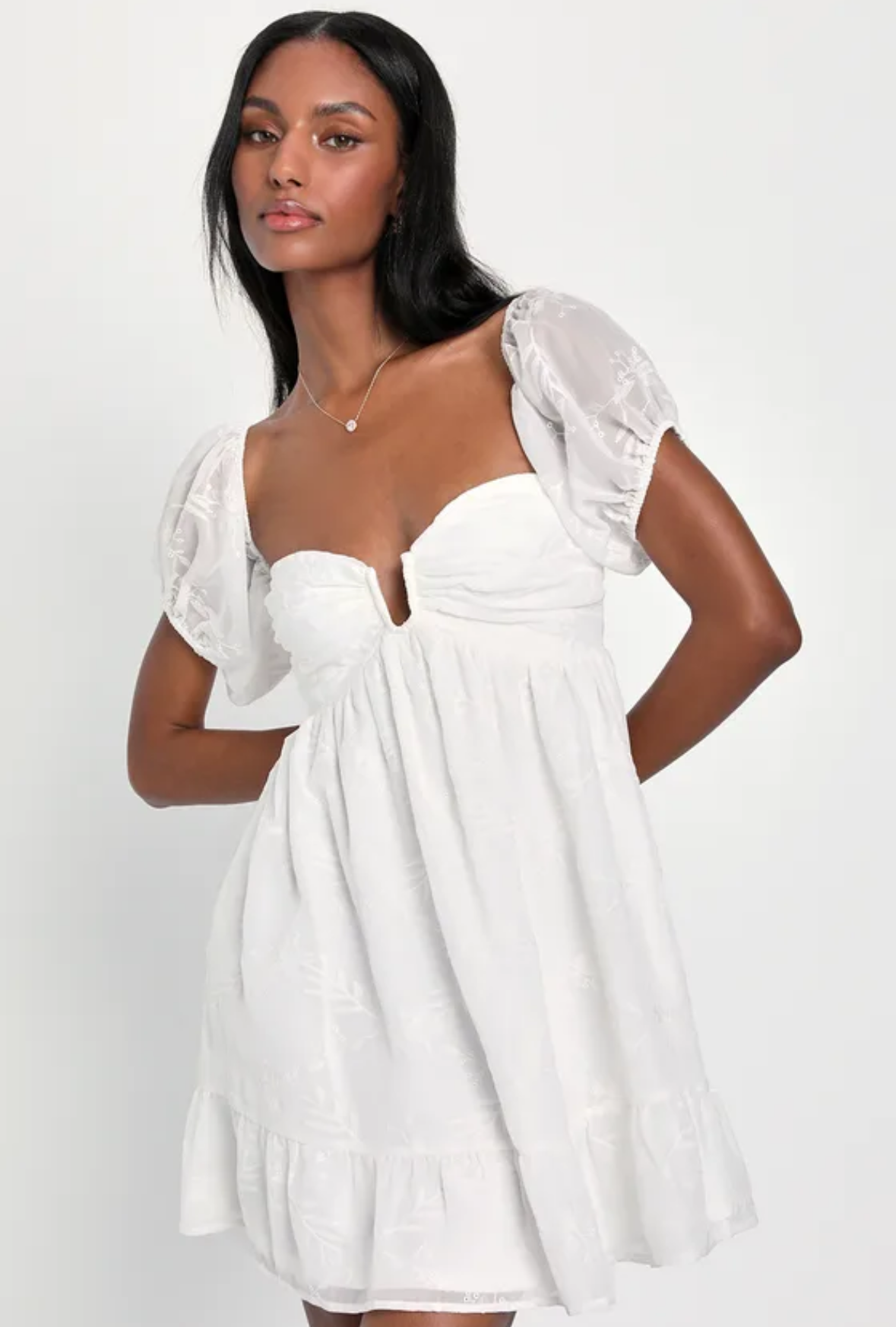 Lulus Cutest Icon White Mini Dress