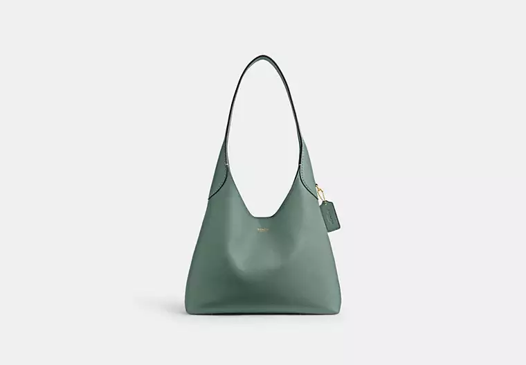 green shoulder bag