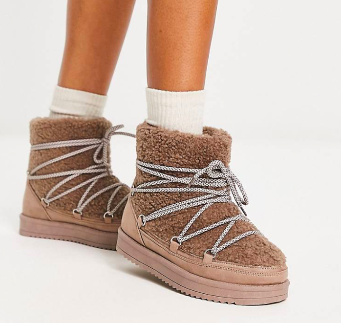 ASOS fuzzy boots