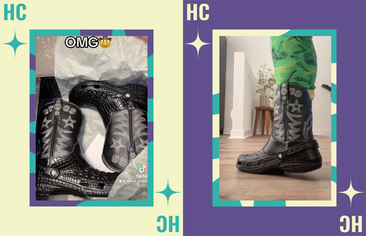 Combat discount crocs boots