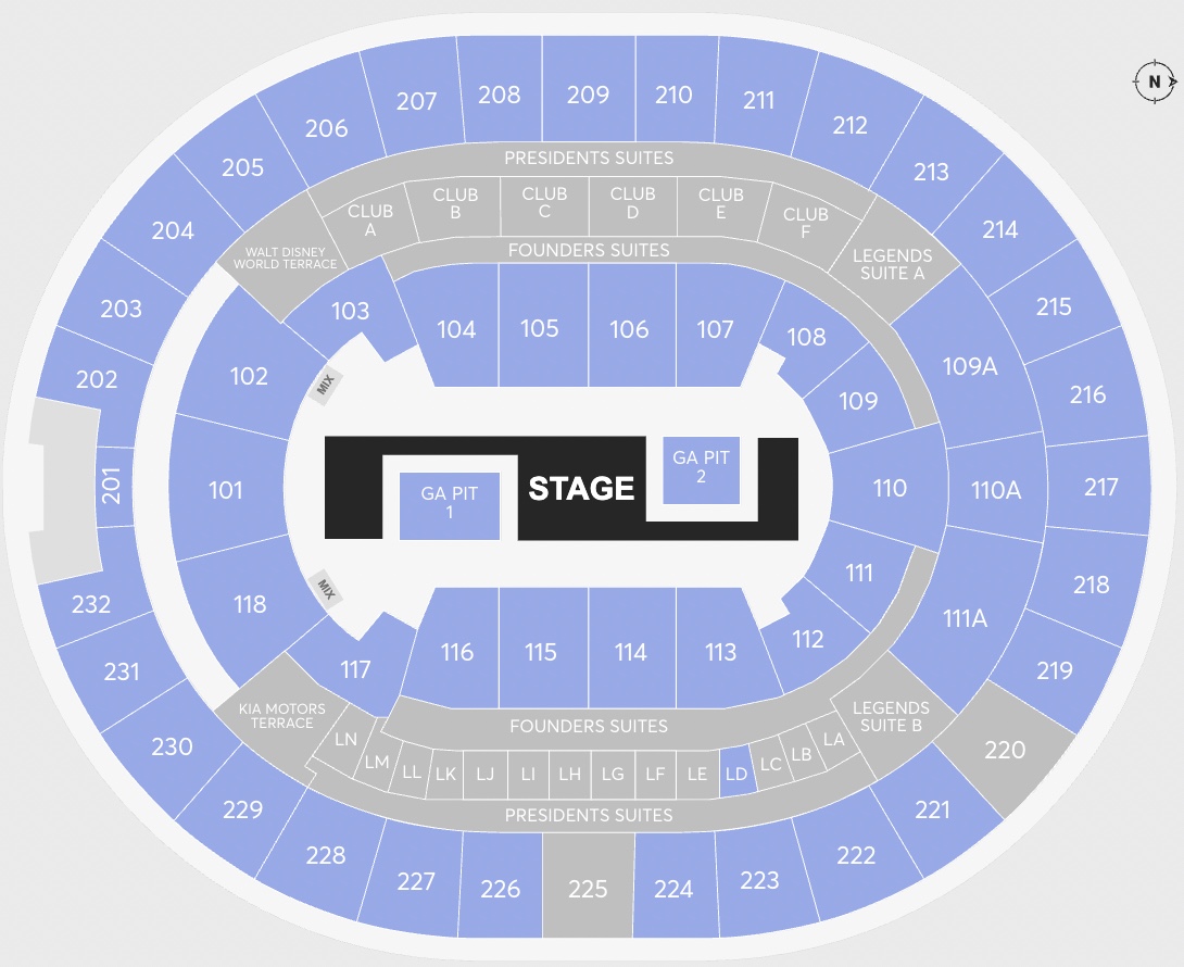 concert venue layout