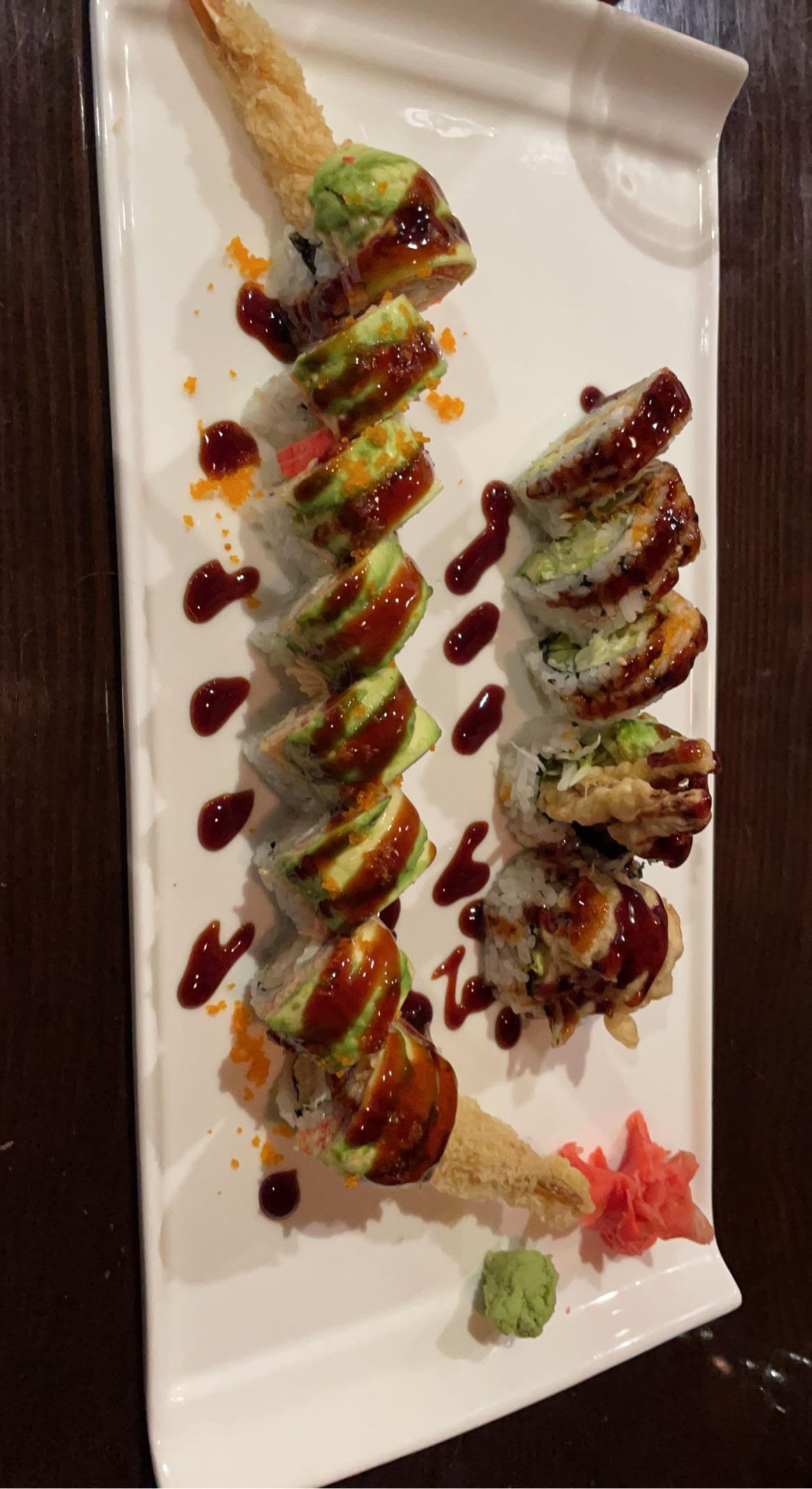 Becky Daubert on a date at Ninja Japanese Steakhouse in West Bend, Wisconsin