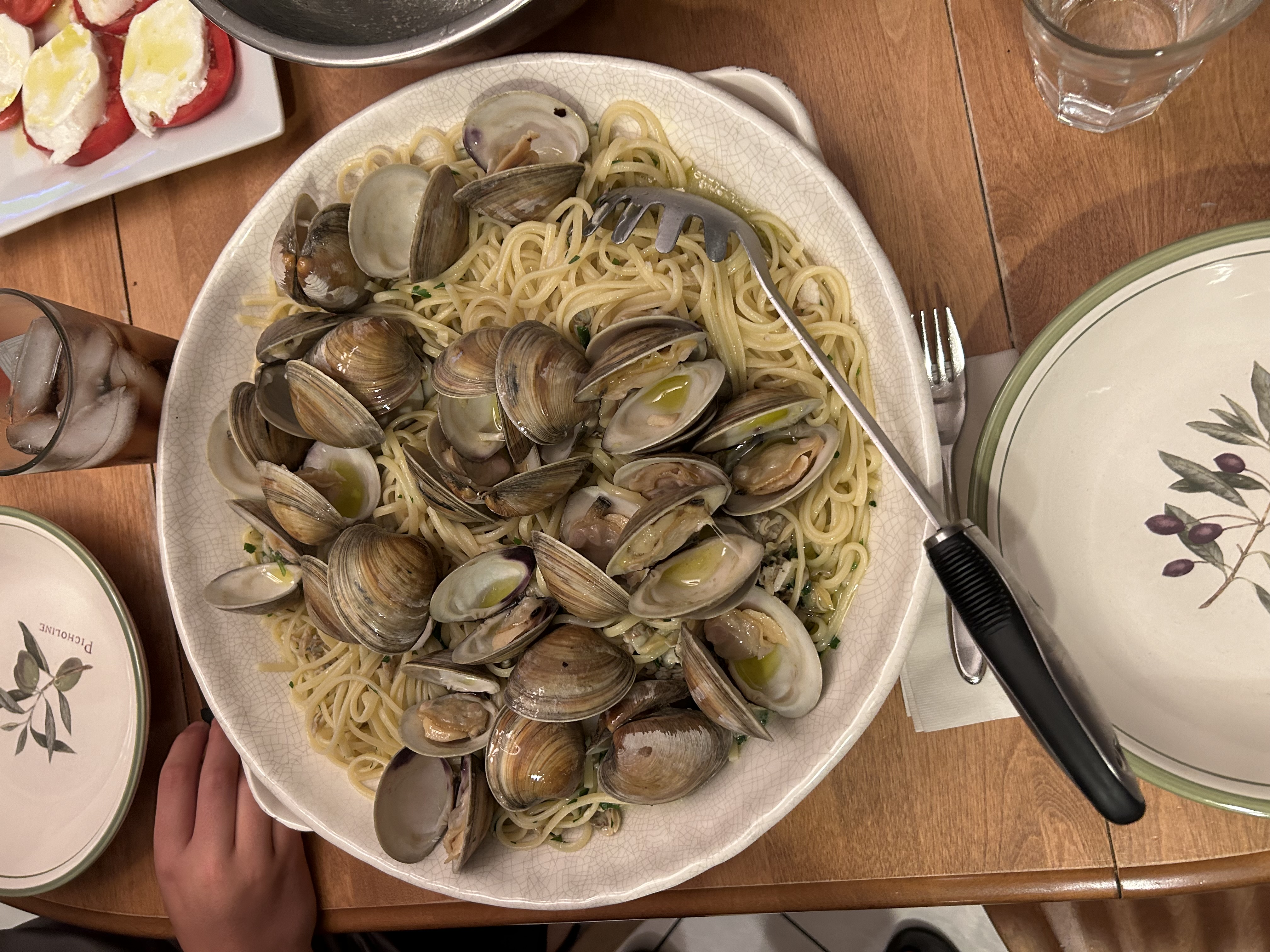 linguini with clam sauce