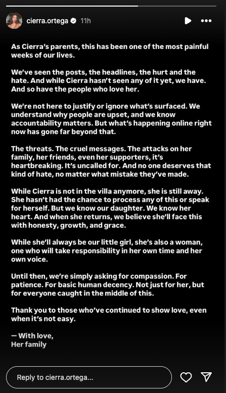 cierra instagram story