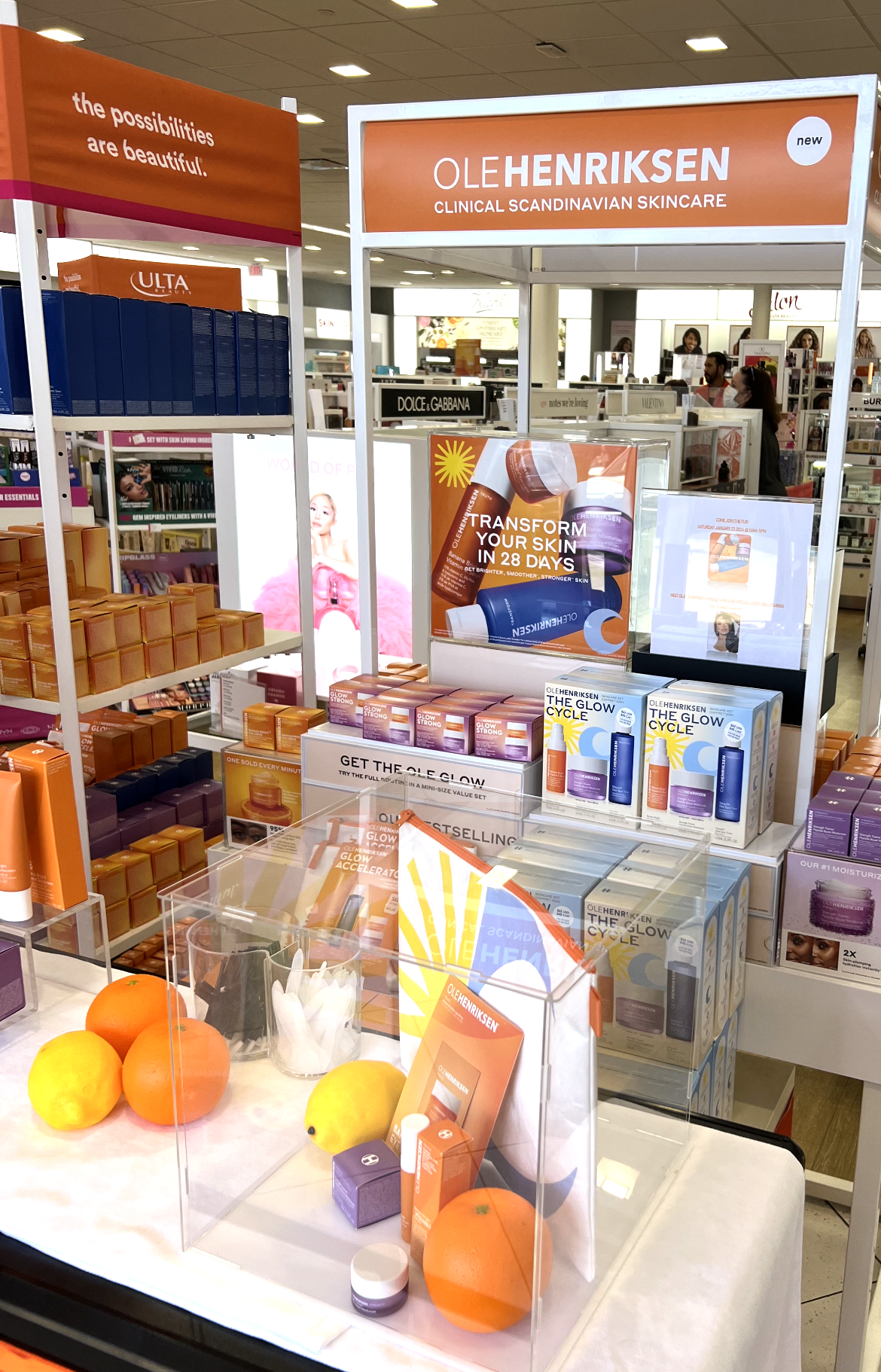 OLEHENRIKSEN display at Ulta (vertical)