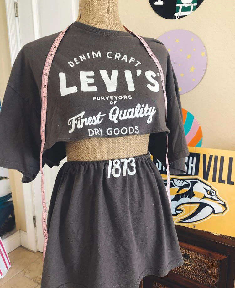 set with tape measure