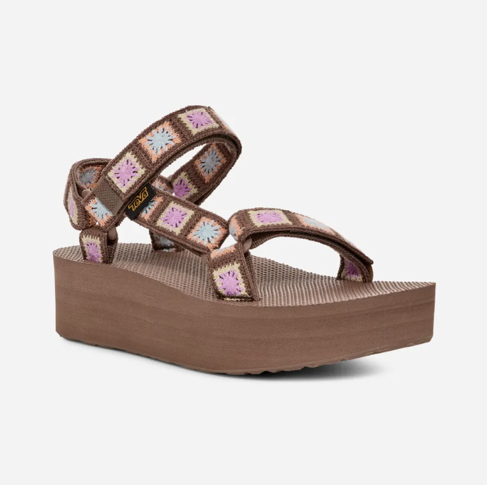 Teva Flatform Universal Crochet Sandal