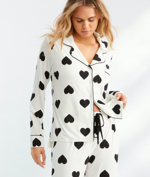 Cool Jade Light Nights Long Sleeve PJ Set