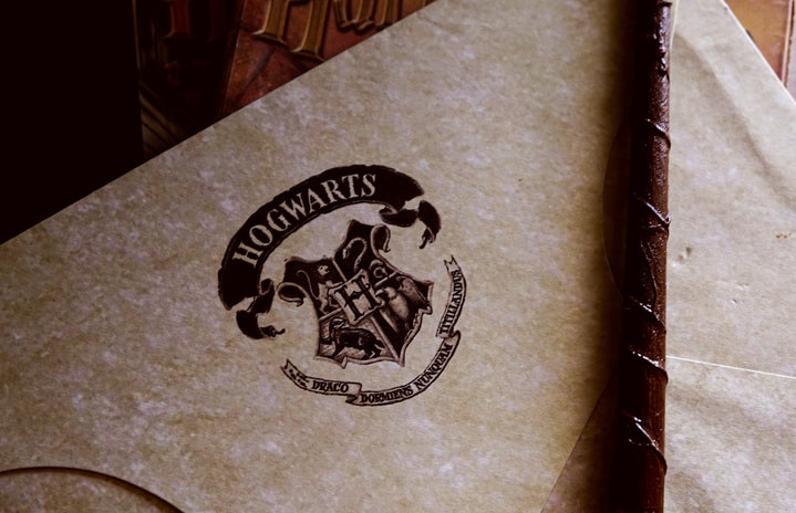 letter with Hogwarts written on it