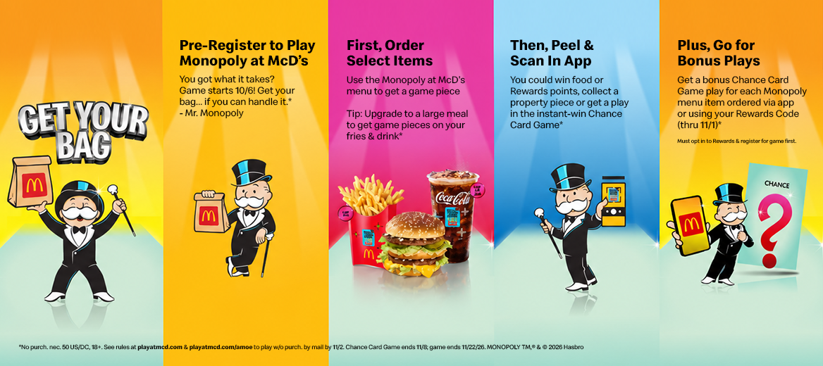 monopoly at mcdonalds