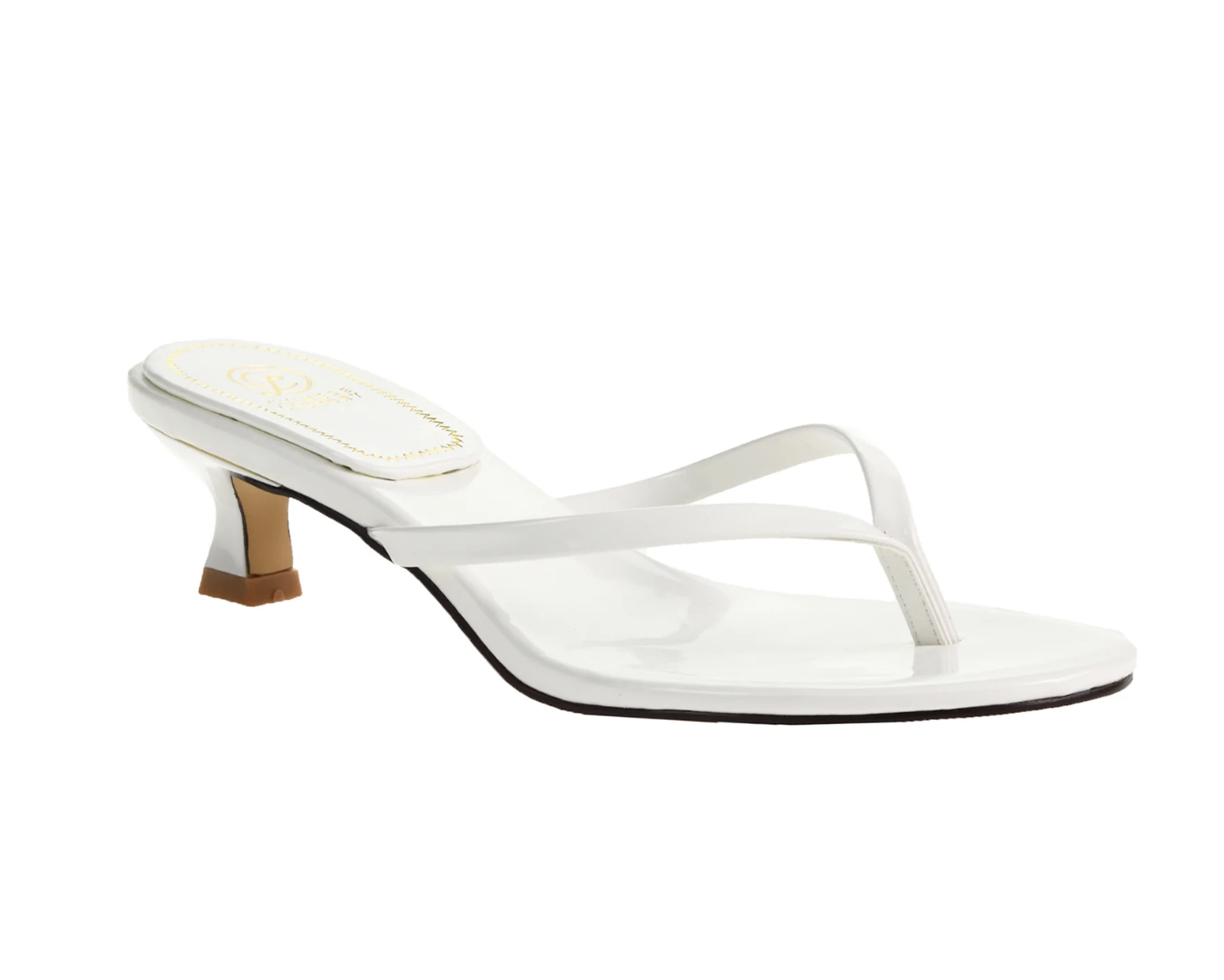 white thong sandal