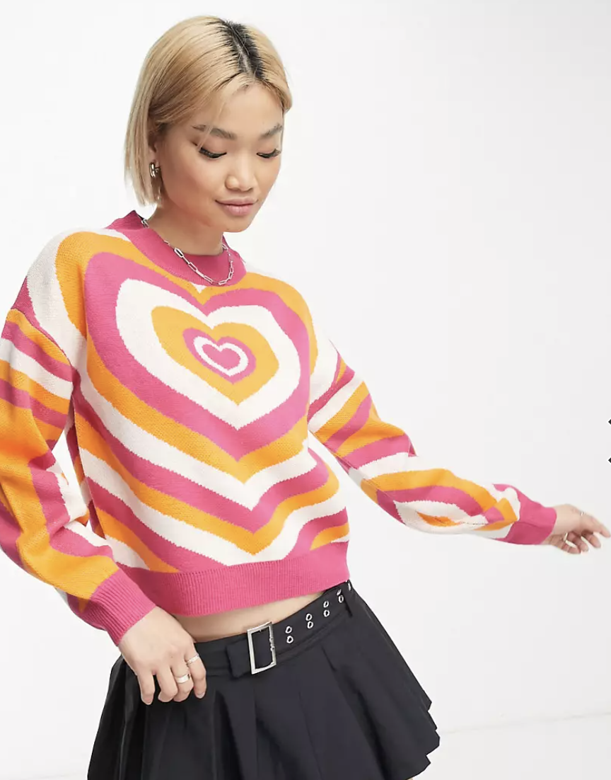 Noisy May Heart Sweater