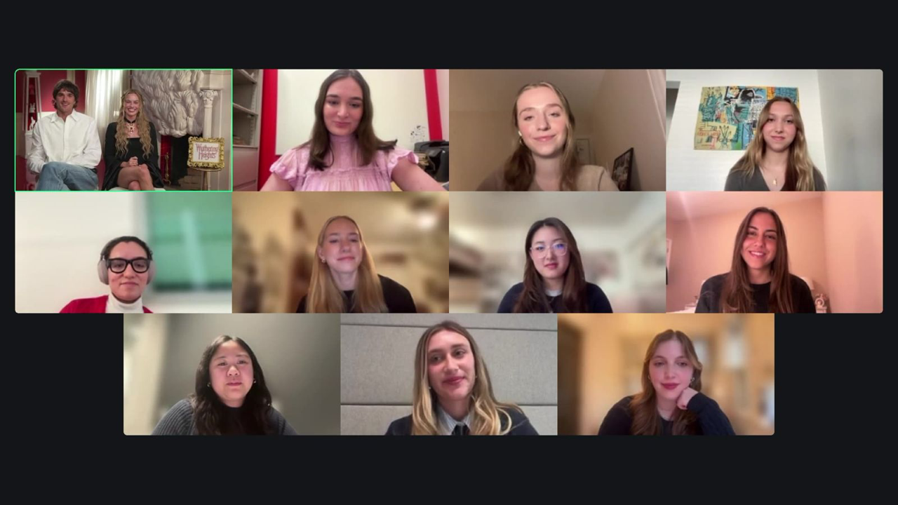 Zoom journalism college roundtable