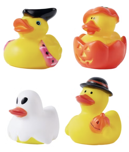 Halloween rubber ducks