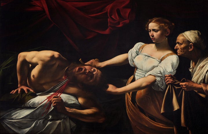 judith and holfornesjpg by Caravaggio Judith and Holofernes c 1599 On loan from the Gallerie Nazionali di Arte Antica Palazzo Barberini Rome?width=719&height=464&fit=crop&auto=webp