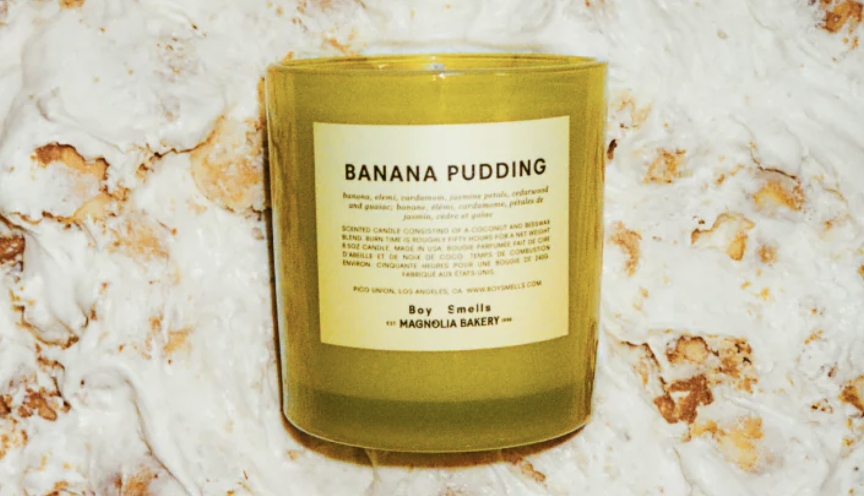 banana pudding candle